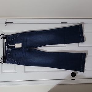 KanCan High Rise Dark Non-Distressed Flares